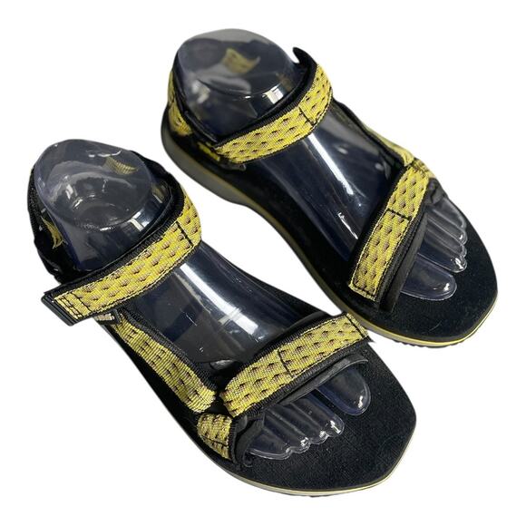 Teva Women’s Hurricane Ampsole Black & Yellow Sandals Size-8 - Picture 8 of 9
